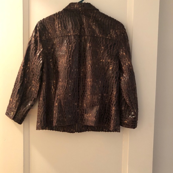 Ruby Rd. Textured/Alligator Jacket - Picture 4 of 6